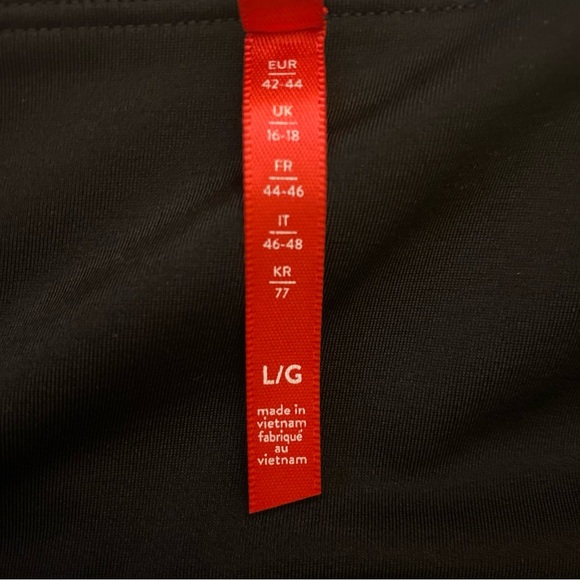 Spanx Black & Gray Faux Leather Metallic Camo Ankle Leggings - Picture 7 of 9